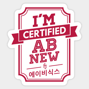 Certified AB6IX ABNEW Sticker